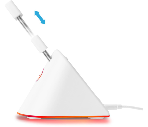 Deltaco GAM-044-W-RGB Białe - 1092888 - zdjęcie 3